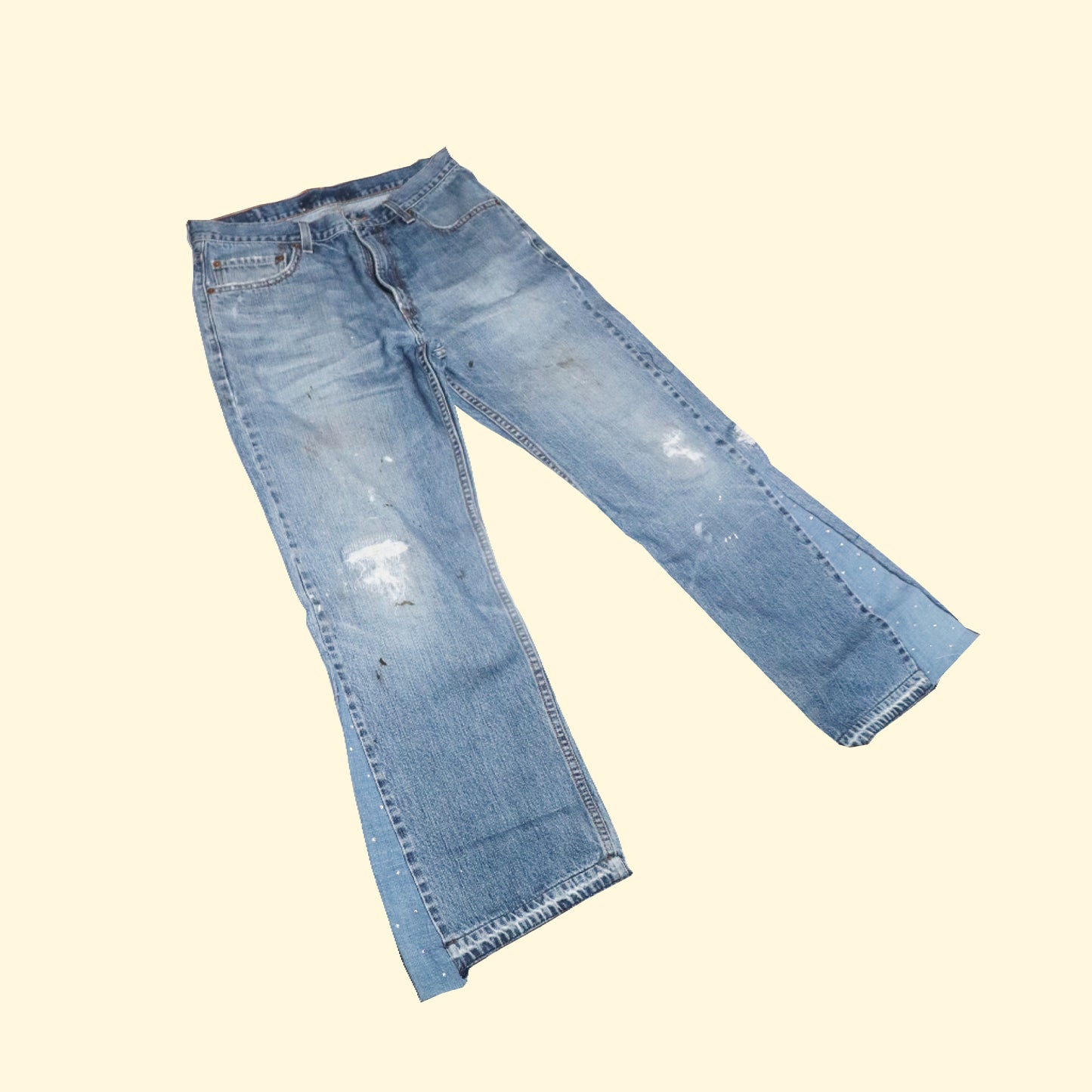 'BEJEWELED' DENIM PANTS