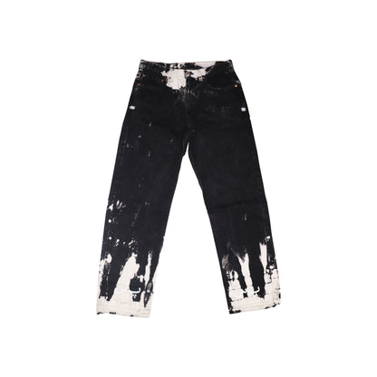 'ARABIC LOGO' DENIM PANTS