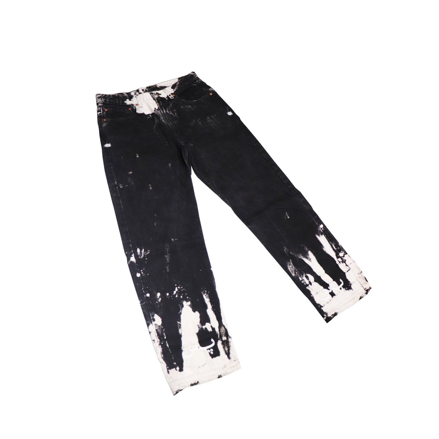 'ARABIC LOGO' DENIM PANTS