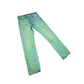 'KEY LIME' PATCH DENIM PANTS