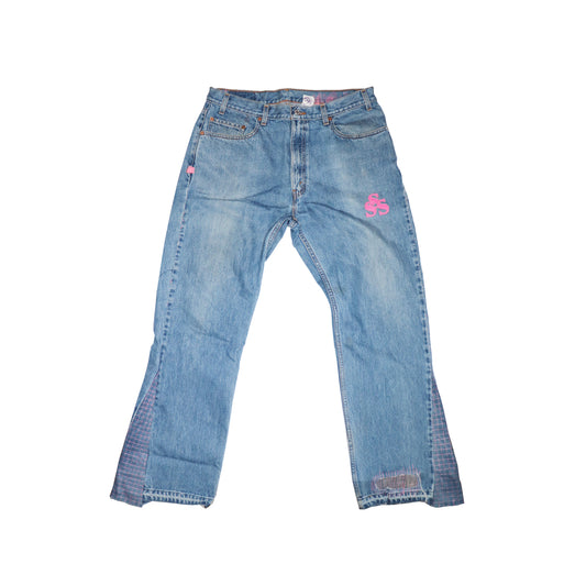 'CEMETERY PATCH' DENIM PANTS