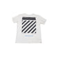 'MULTI LOGO' OFF WHITE TEE