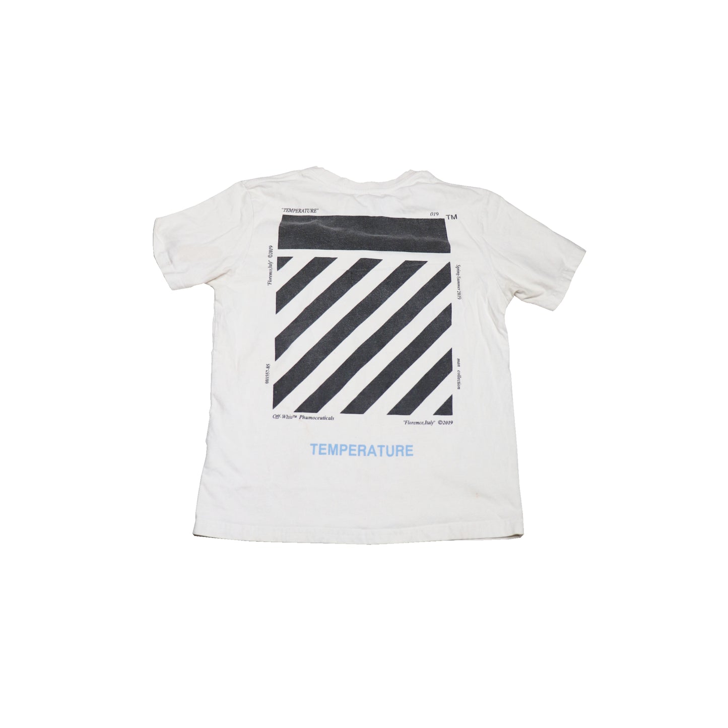 'MULTI LOGO' OFF WHITE TEE