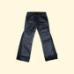 'WAXED' DENIM PANTS
