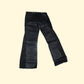 'WAXED' DENIM PANTS
